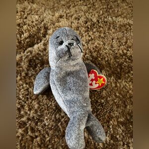 TY Beanie Baby Slippery the Seal